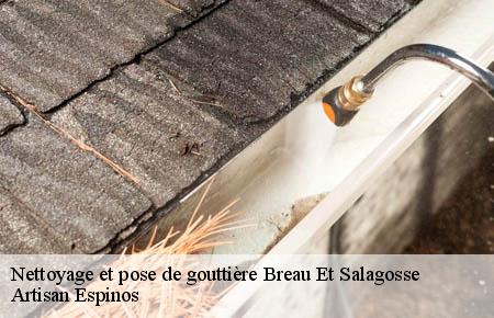 Nettoyage et pose de gouttière  breau-et-salagosse-30120 Artisan Espinos