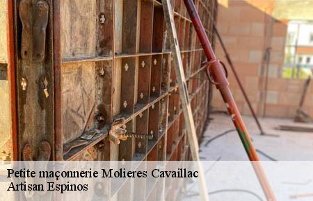 Petite maçonnerie  molieres-cavaillac-30120 Artisan Espinos