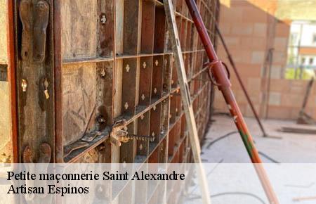 Petite maçonnerie  saint-alexandre-30130 Artisan Espinos