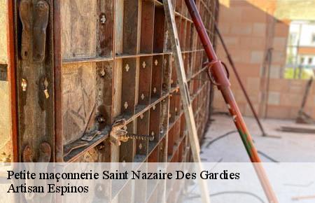 Petite maçonnerie  saint-nazaire-des-gardies-30610 Artisan Espinos