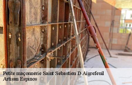 Petite maçonnerie  saint-sebastien-d-aigrefeuil-30140 Artisan Espinos