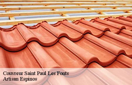 Couvreur  saint-paul-les-fonts-30330 Artisan Espinos