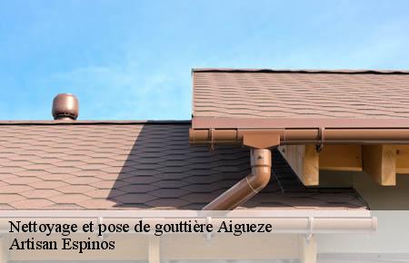 Nettoyage et pose de gouttière aigueze-30760 Artisan Espinos