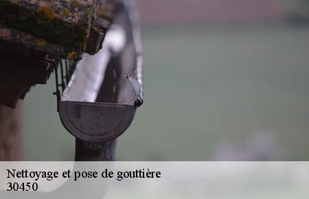 Nettoyage et pose de gouttière  bonnevaux-30450 Artisan Espinos