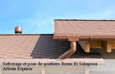 Nettoyage et pose de gouttière  breau-et-salagosse-30120 Artisan Espinos