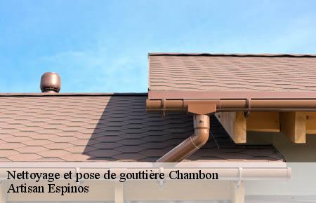 Nettoyage et pose de gouttière  chambon-30450 Artisan Espinos