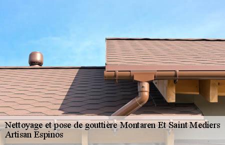 Nettoyage et pose de gouttière  montaren-et-saint-mediers-30700 Artisan Espinos