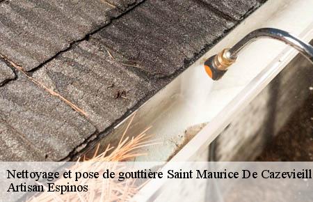 Nettoyage et pose de gouttière  saint-maurice-de-cazevieille-30360 Artisan Espinos
