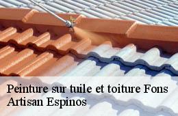 Peinture sur tuile et toiture  fons-30730 Artisan Espinos