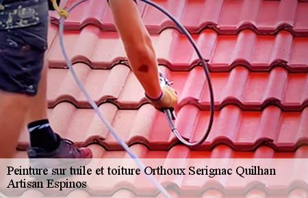 Peinture sur tuile et toiture  orthoux-serignac-quilhan-30260 Artisan Espinos