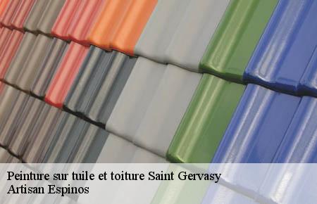 Peinture sur tuile et toiture  saint-gervasy-30320 Artisan Espinos