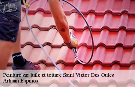 Peinture sur tuile et toiture  saint-victor-des-oules-30700 Artisan Espinos