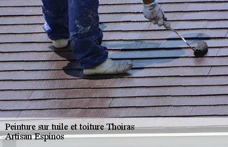 Peinture sur tuile et toiture  thoiras-30140 Couvreurs gardois