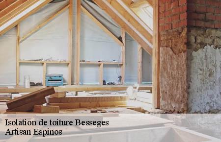 Isolation de toiture  besseges-30160 Artisan Espinos