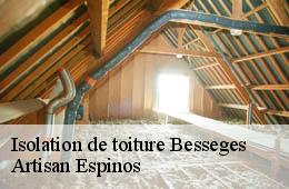 Isolation de toiture  besseges-30160 Artisan Espinos