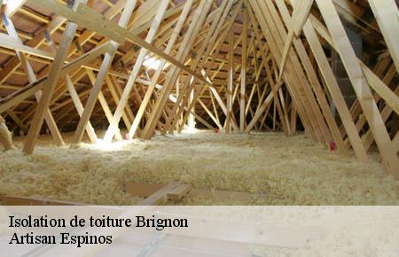 Isolation de toiture  brignon-30190 Couvreurs gardois