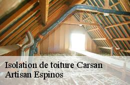 Isolation de toiture  carsan-30130 Artisan Espinos