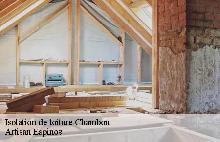 Isolation de toiture  chambon-30450 Artisan Espinos