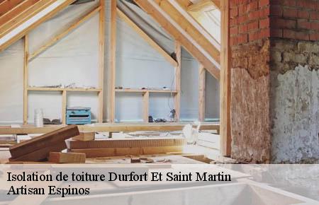 Isolation de toiture  durfort-et-saint-martin-30170 Artisan Espinos