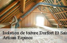 Isolation de toiture  durfort-et-saint-martin-30170 Artisan Espinos