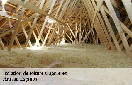 Isolation de toiture  gagnieres-30160 Artisan Espinos