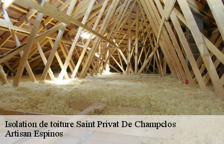 Isolation de toiture  saint-privat-de-champclos-30430 Artisan Espinos