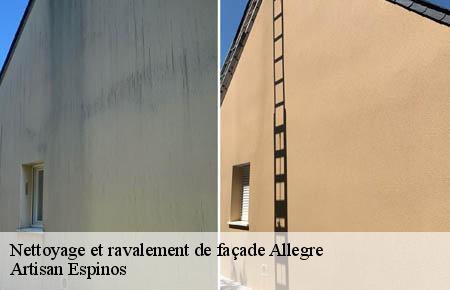 Nettoyage et ravalement de façade  allegre-30500 Artisan Espinos