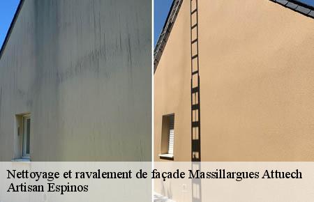 Nettoyage et ravalement de façade massillargues-attuech-30140 Artisan Espinos
