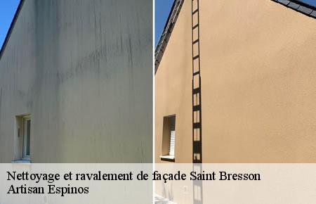 Nettoyage et ravalement de façade  saint-bresson-30440 Artisan Espinos