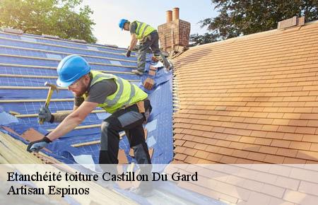 Etanchéité toiture  castillon-du-gard-30210 Artisan Espinos