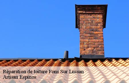 Réparation de toiture  fons-sur-lussan-30580 Artisan Espinos