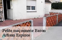 Petite maçonnerie  baron-30700 Artisan Espinos
