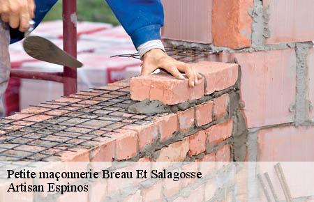 Petite maçonnerie  breau-et-salagosse-30120 Artisan Espinos