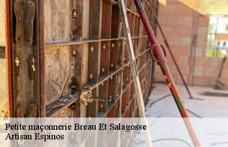 Petite maçonnerie  breau-et-salagosse-30120 Artisan Espinos