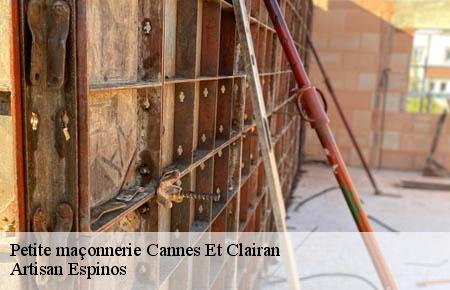 Petite maçonnerie  cannes-et-clairan-30260 Artisan Espinos