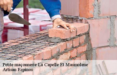 Petite maçonnerie  la-capelle-et-masmolene-30700 Artisan Espinos