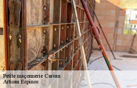 Petite maçonnerie carsan-30130 Artisan Espinos