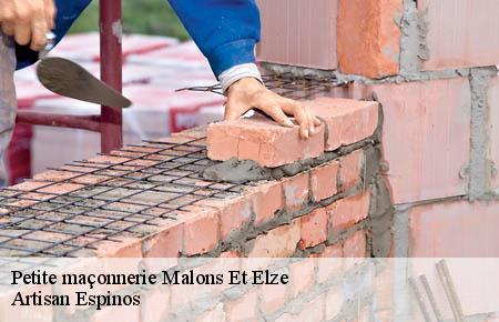 Petite maçonnerie  malons-et-elze-30450 Artisan Espinos