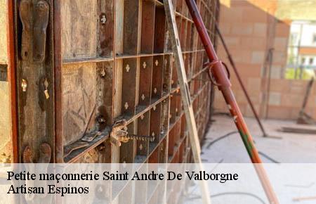 Petite maçonnerie  saint-andre-de-valborgne-30940 Artisan Espinos