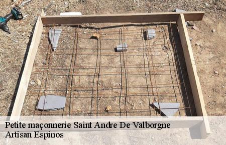 Petite maçonnerie  saint-andre-de-valborgne-30940 Artisan Espinos