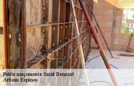 Petite maçonnerie  saint-benezet-30350 Artisan Espinos