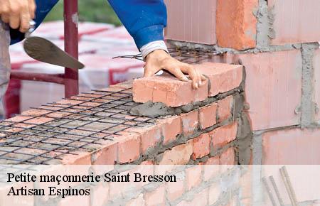 Petite maçonnerie  saint-bresson-30440 Couvreurs gardois
