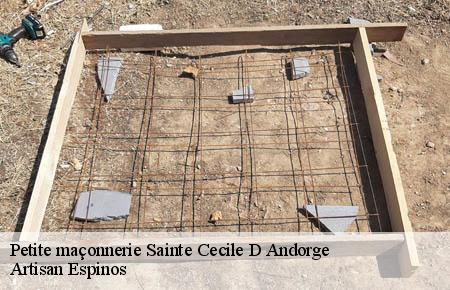 Petite maçonnerie  sainte-cecile-d-andorge-30110 Artisan Espinos