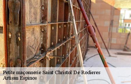 Petite maçonnerie  saint-christol-de-rodieres-30760 Artisan Espinos