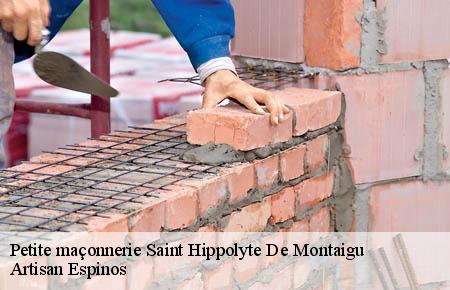 Petite maçonnerie  saint-hippolyte-de-montaigu-30700 Artisan Espinos