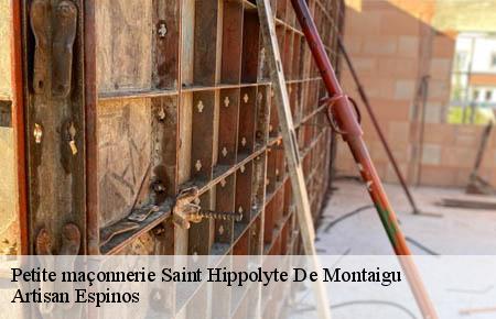 Petite maçonnerie  saint-hippolyte-de-montaigu-30700 Artisan Espinos