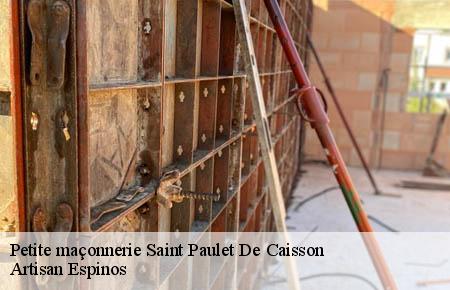 Petite maçonnerie  saint-paulet-de-caisson-30130 Artisan Espinos