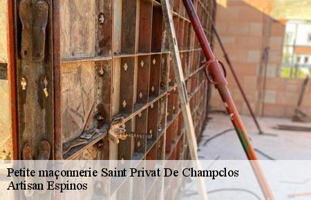 Petite maçonnerie  saint-privat-de-champclos-30430 Artisan Espinos