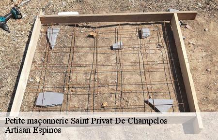 Petite maçonnerie  saint-privat-de-champclos-30430 Artisan Espinos