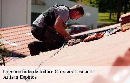 Urgence fuite de toiture  cruviers-lascours-30360 Artisan Espinos